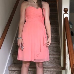 Coral Bridesmaids Dress